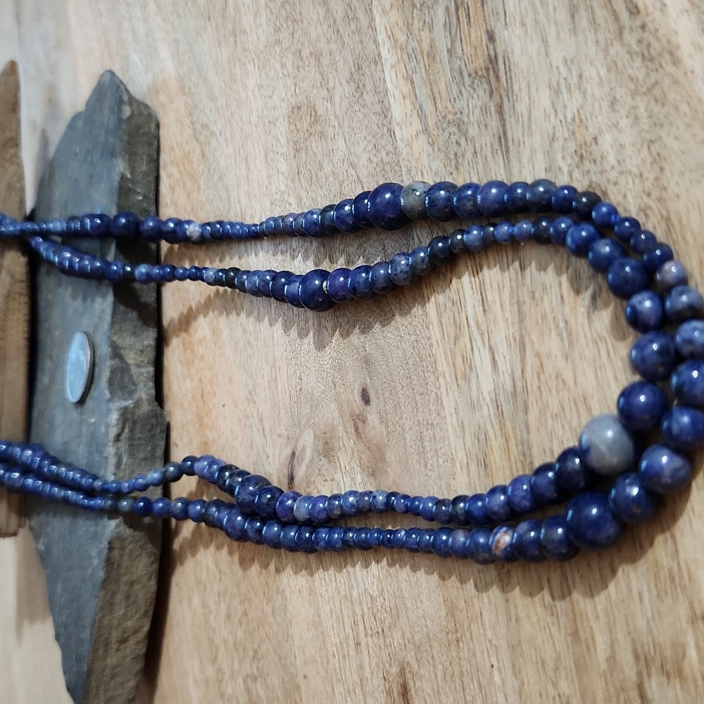72 Inch Sodalite Necklace. NWOT